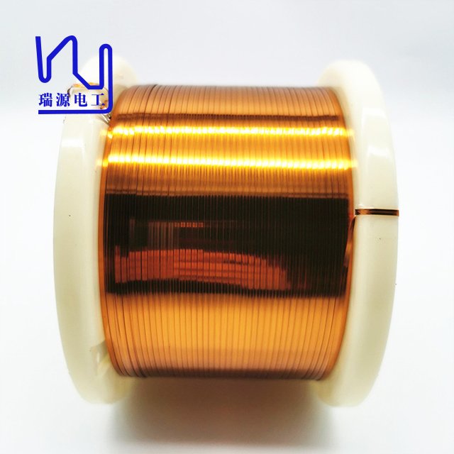 AIW 2.4mm * 0.5 mm Rectangular Enameled Copper Flat Magnet Wire for Transformer / Motor