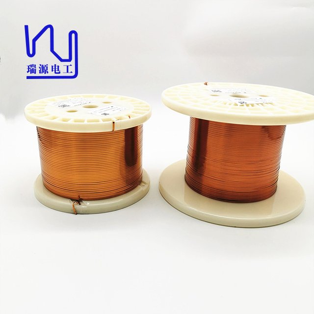 AIW 2.4mm * 0.5 mm Rectangular Enameled Copper Flat Magnet Wire for Transformer / Motor