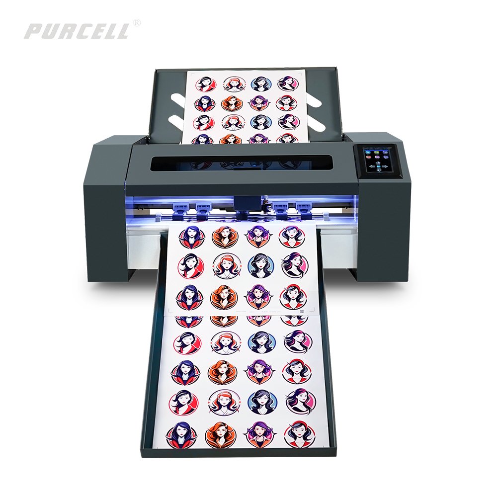 Purcell Newest Auto Feeding A3+ A3 A4 Sheet Sticker Cutter Cutting Plotter Machine for Customized 330mm Label Stickers