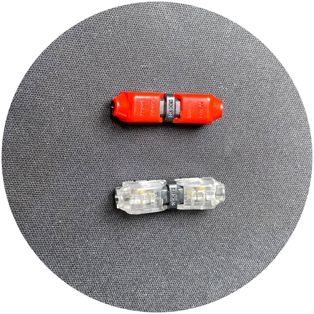 Free Solder Free Peeling Qijie Red Transparent H1 H2 H3 T1 T2 T1A D2 D1 LED Light Wire Splice Connector for Car Motor Auto