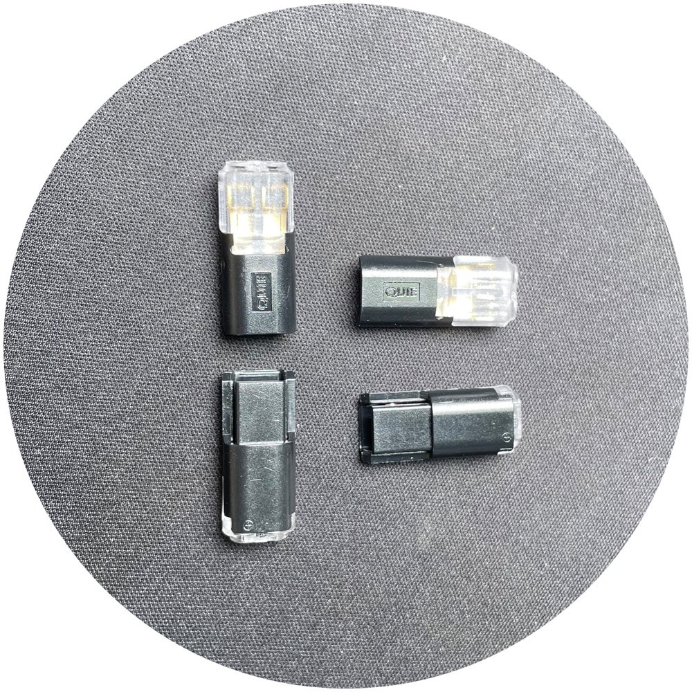 Free Solder Free Peeling Qijie Red Transparent H1 H2 H3 T1 T2 T1A D2 D1 LED Light Wire Splice Connector for Car Motor Auto