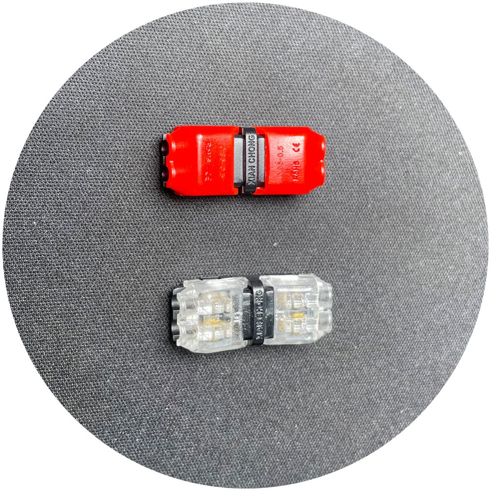 Free Solder Free Peeling Qijie Red Transparent H1 H2 H3 T1 T2 T1A D2 D1 LED Light Wire Splice Connector for Car Motor Auto