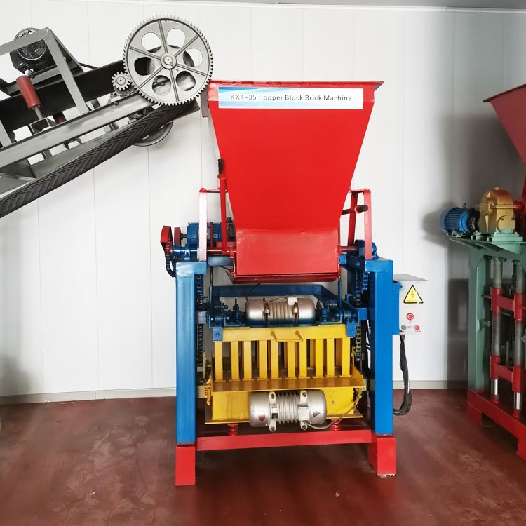 Semi Automatic Interlocking Soil Cement Brick Making Machine 4-35 Concrete Blocking Making Machine Lowest Price Philippines