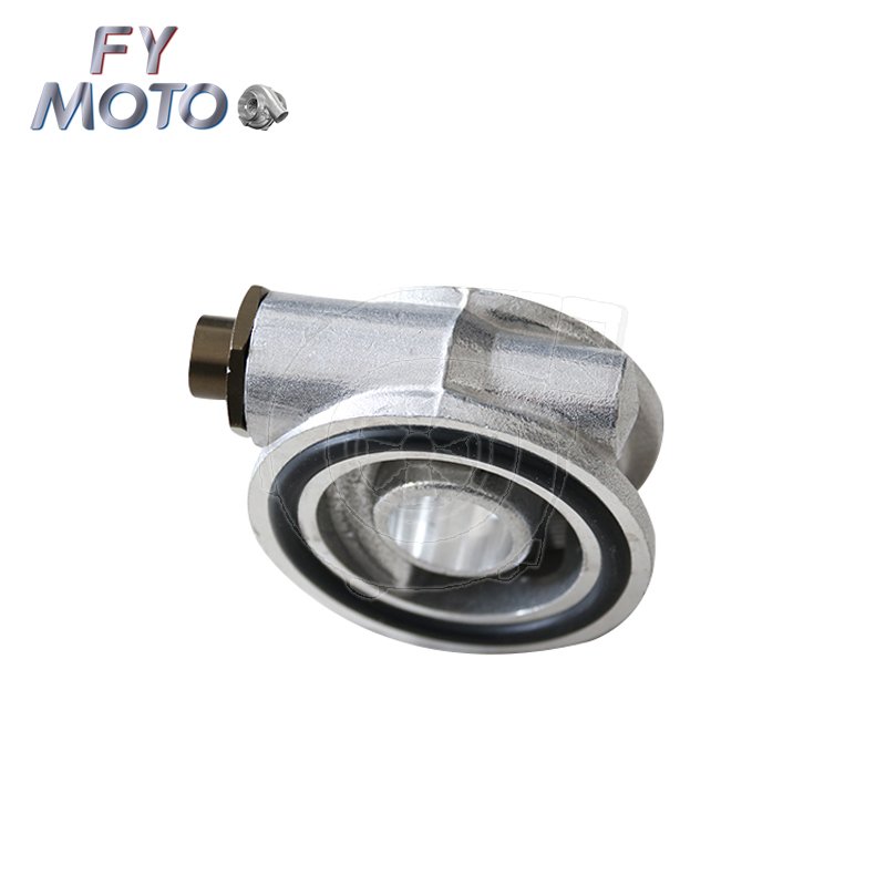 Oil Cooler Filter Sandwich Plate Thermostat Adaptor AN10 Fittings 3/4" 16-UNF Oil Filter Oil Adapter