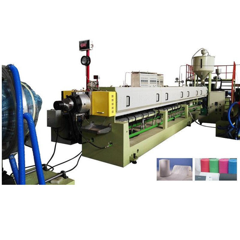 Plastic Epe Foam Sheet Making Machine , Epe Foam Sheet Production Line Pe Foam Sheet Machine