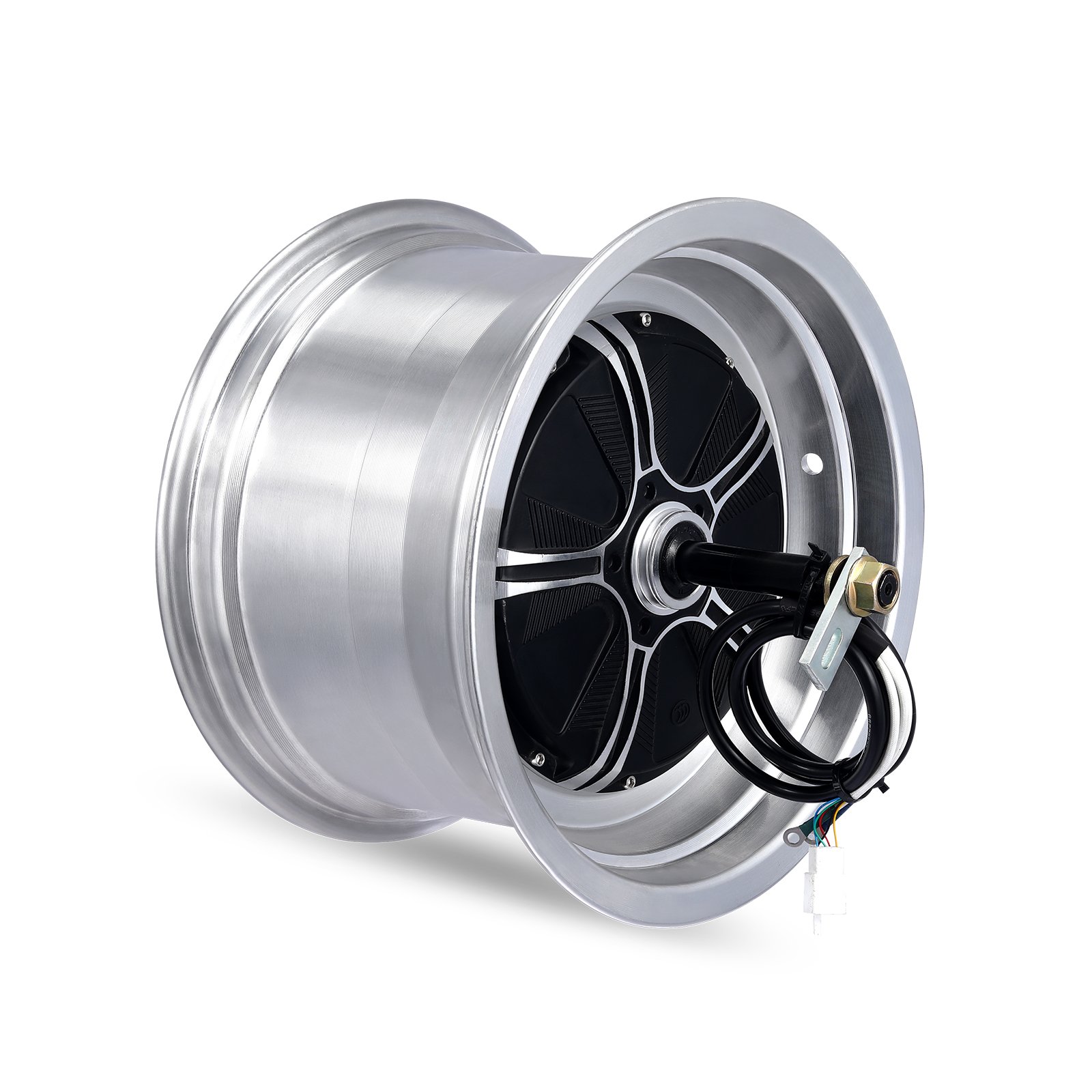 The Fine Quality 60v 1.5kw 12 Inch Electric Motorcycle Wheel Motor Brushless Gearless Disc Brake Wide Tires
