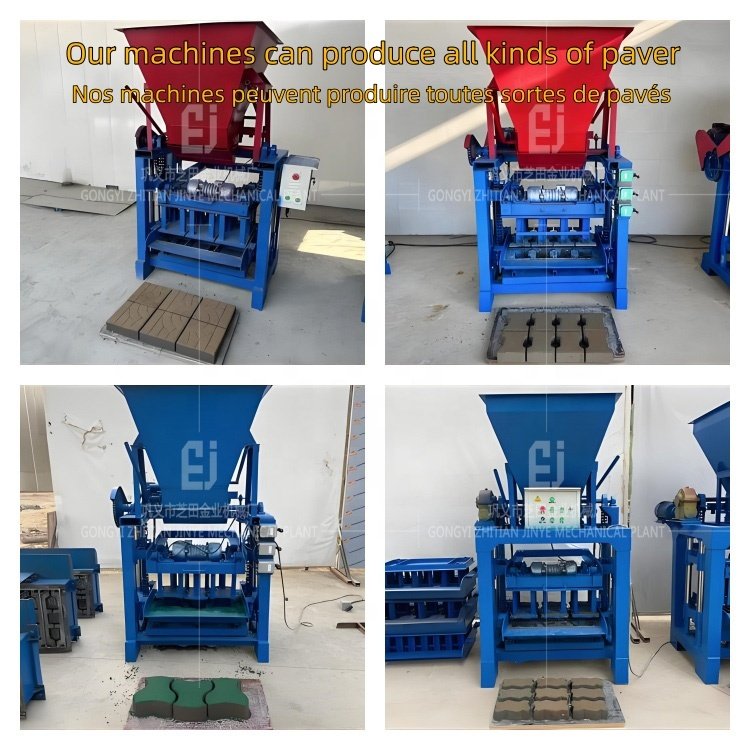 Paver Paving Interlock Hourdis Building Hollow Cement Concrete Brick Block Making Machine to Make Cement Blocks