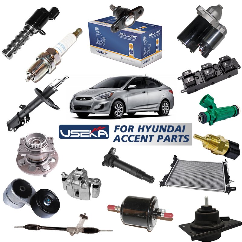 USEKA Auto Parts 51750-25000 for Hyundai Accent Front Hub Bearing Wheel Hub Assembly