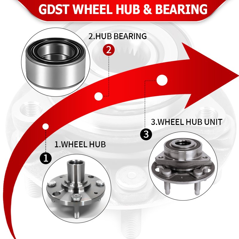 GDST High Quality Auto Parts Manufacturer Factory Price F81A-2B663BE Customized Automotive Wheel Hub Bearings for FORD