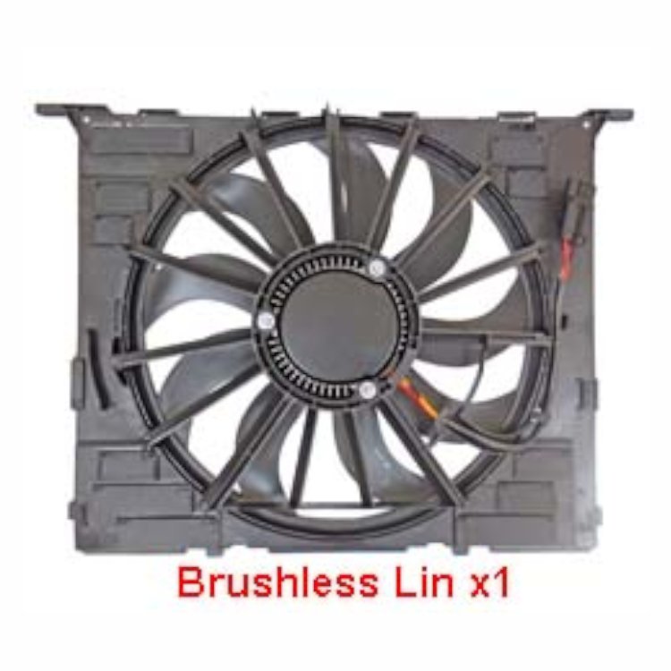 High Quality Taiwan Made Radiator Fan for GERMANY CAR HYBRID 17"~23" OEM 17428619625 17427953399