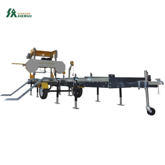 15 HP Professional Wood Mill Band Saw Sawmill diesel Sawmill Portable Bandsaw Mobile Sawmill for Sale