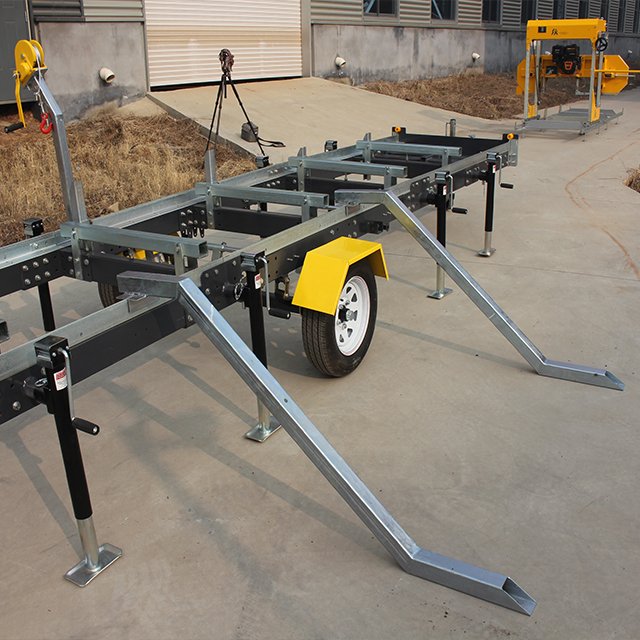 15 HP Professional Wood Mill Band Saw Sawmill diesel Sawmill Portable Bandsaw Mobile Sawmill for Sale