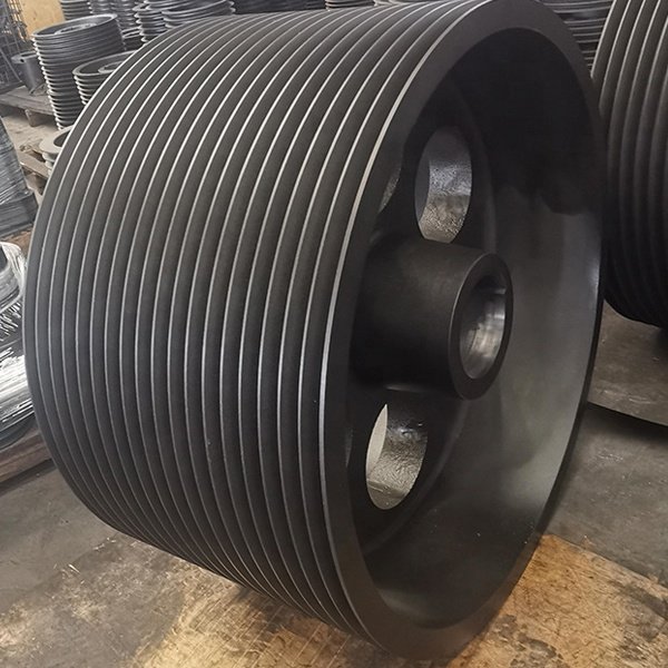 Aluminium Timing Pulley Customized Winch Cast Iron Pulley Wheel Large Pulley