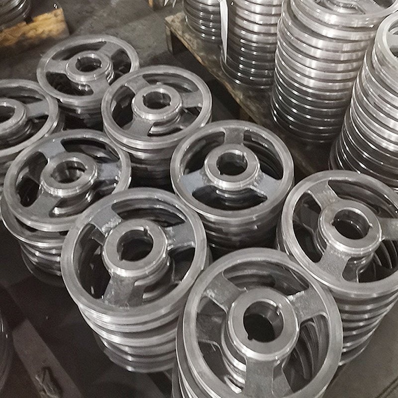 Aluminium Timing Pulley Customized Winch Cast Iron Pulley Wheel Large Pulley