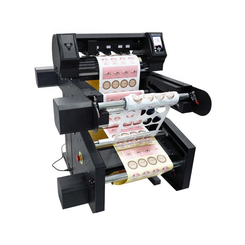 Smart Digital Roll to Roll Sticker Label Kiss Cutting Machine Automatic Contour with CCD Camera Fast Speed Huge Force