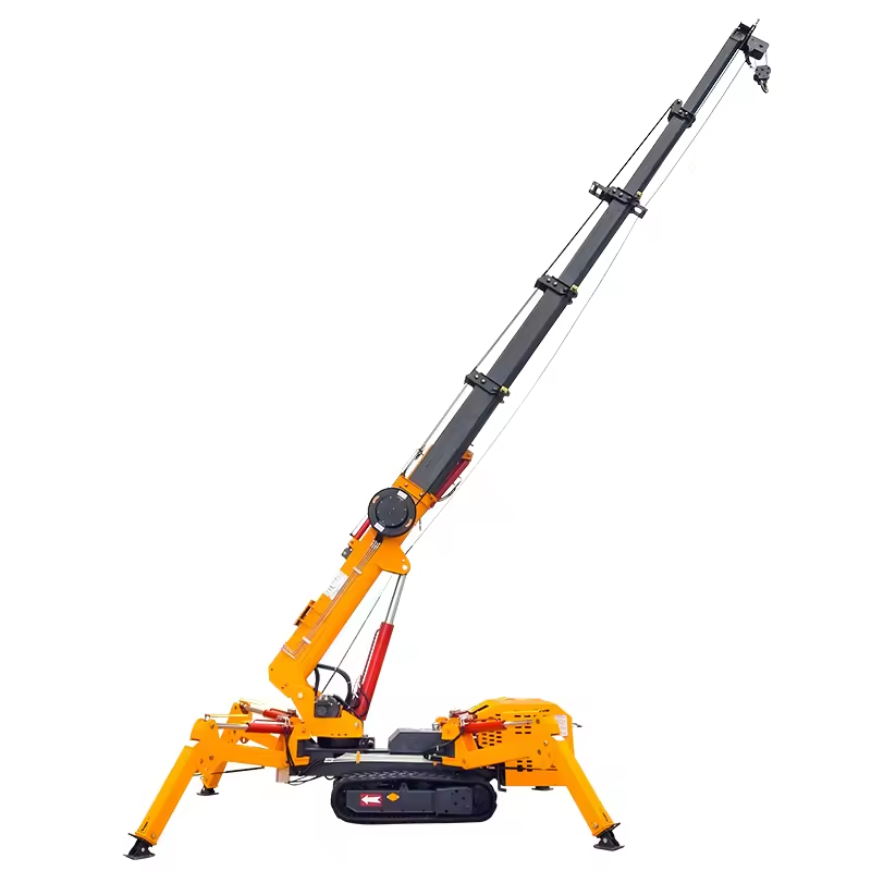 Hydraulic Crawler 3 Ton Electric Electric Movable Small Spider Remote Control Mini Spider Lifting Crawler Crane