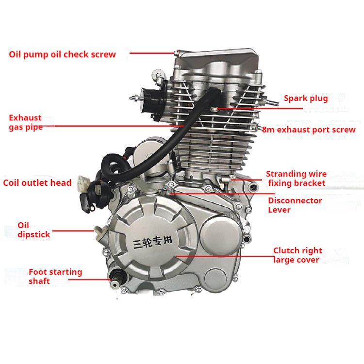 150cc Engine Bicycle Engine Motorcycle Motor CG150cc Air-Cooled Motorcycle Engine