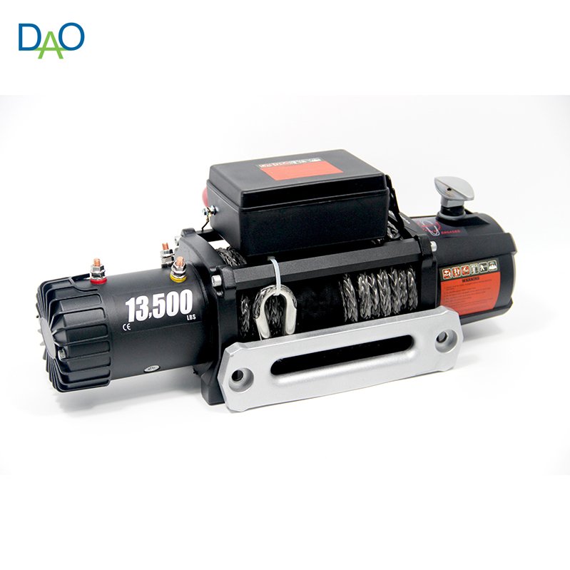 DAO 135000lbs Electric Car Winch 12v with Steel Cable or Synthetic Rope Winches for Truck
