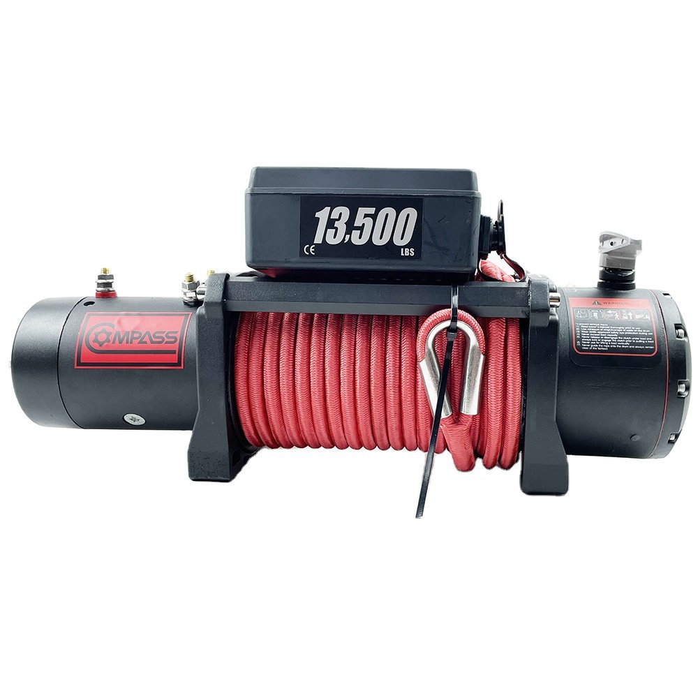 DAO 135000lbs Electric Car Winch 12v with Steel Cable or Synthetic Rope Winches for Truck