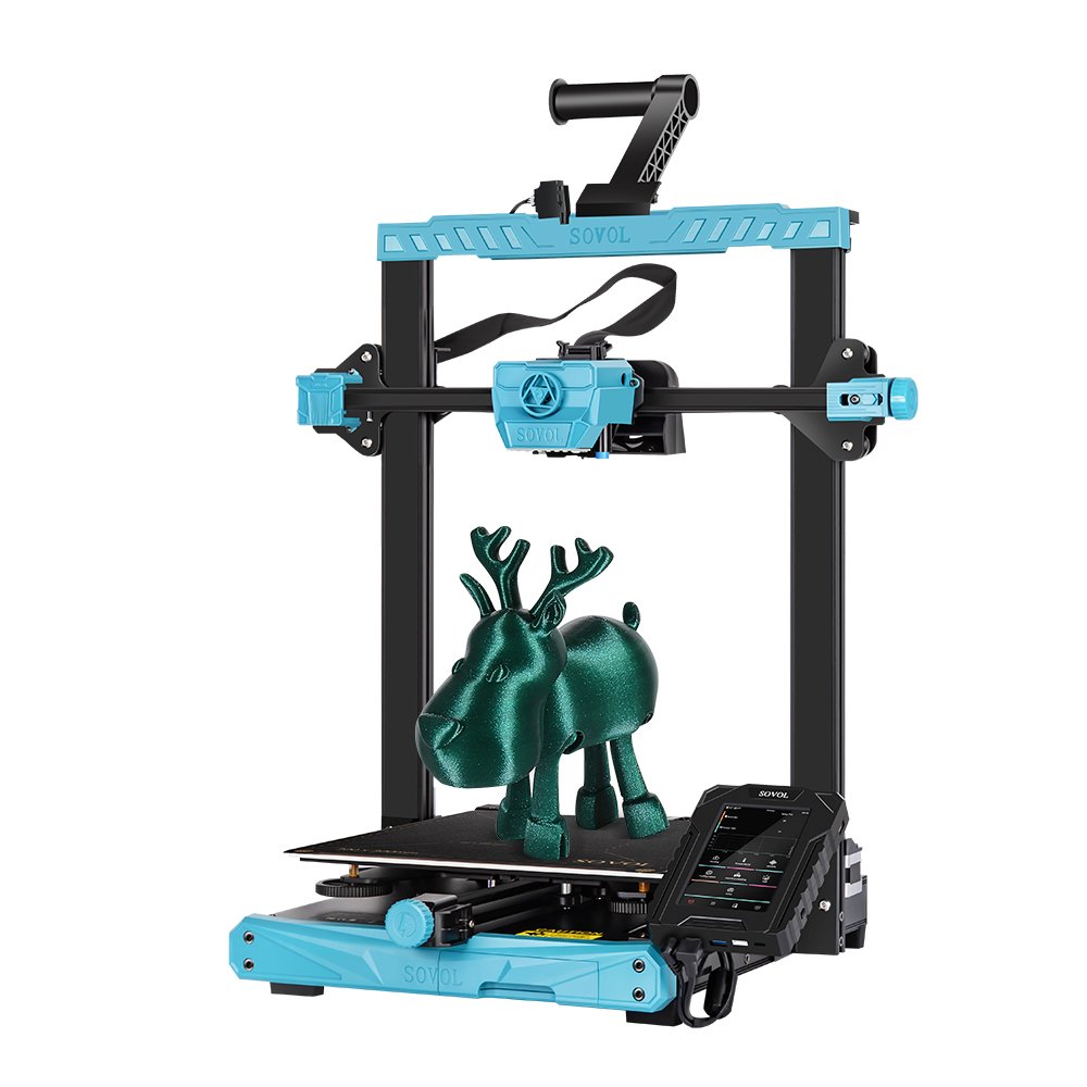 New Hot Sovol SV07 Plus Faster&Larger 3d Printer with 500mm/s, 300mm*300mm*350mm ,5.0 Inch Full Klipper 3D Printer FDM Tech