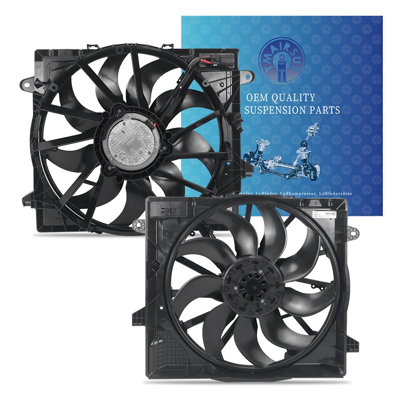 12V Car Radiator Motor Prices Electric Radiator Fan Auto Car Electric Radiator Cooling Fan for 17427534911 Fan 5 Series