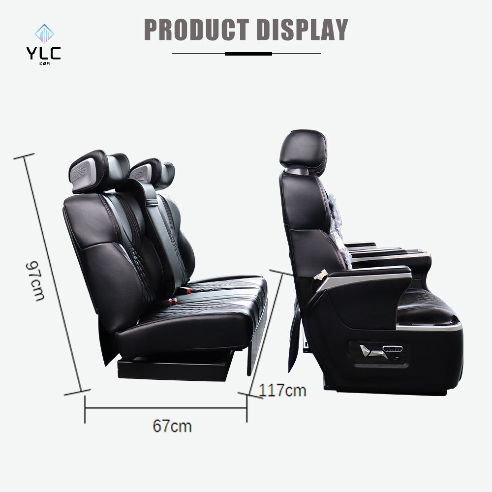 YLC Vip Luxury Electric Reclining Leather Car Seat for Hiace Coaster Sprinter Vito V Class V250