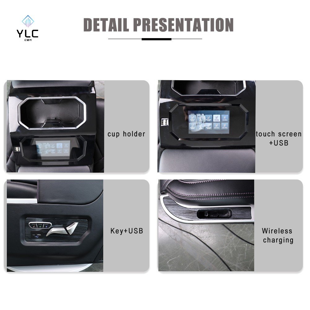 YLC Vip Luxury Electric Reclining Leather Car Seat for Hiace Coaster Sprinter Vito V Class V250