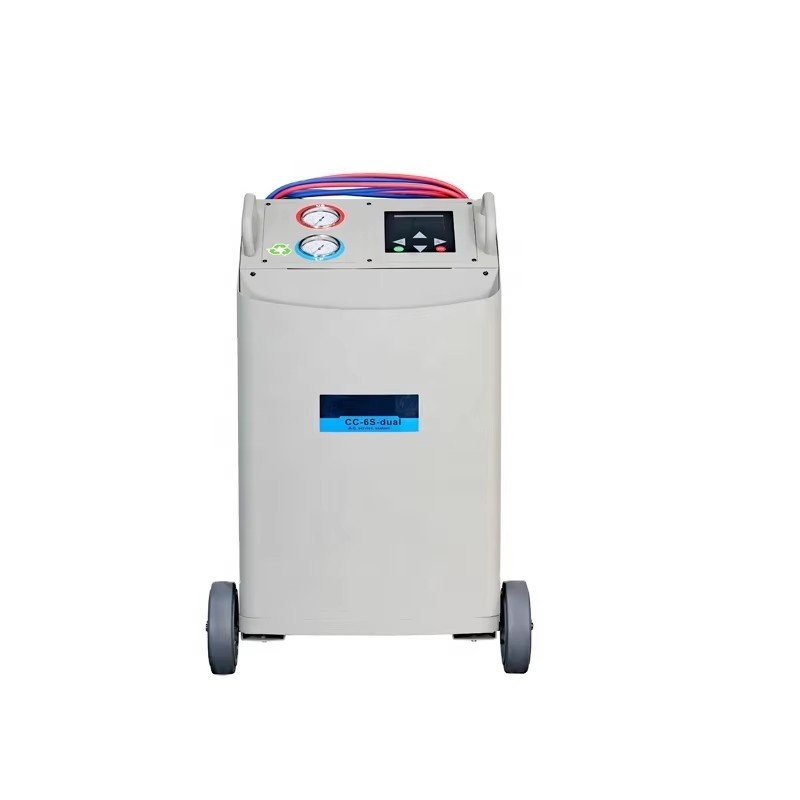 New Arrival Auto AC Dual Gas R1234YF&R134A Refrigerant Recovery Refilling Machine Unit Price with CE