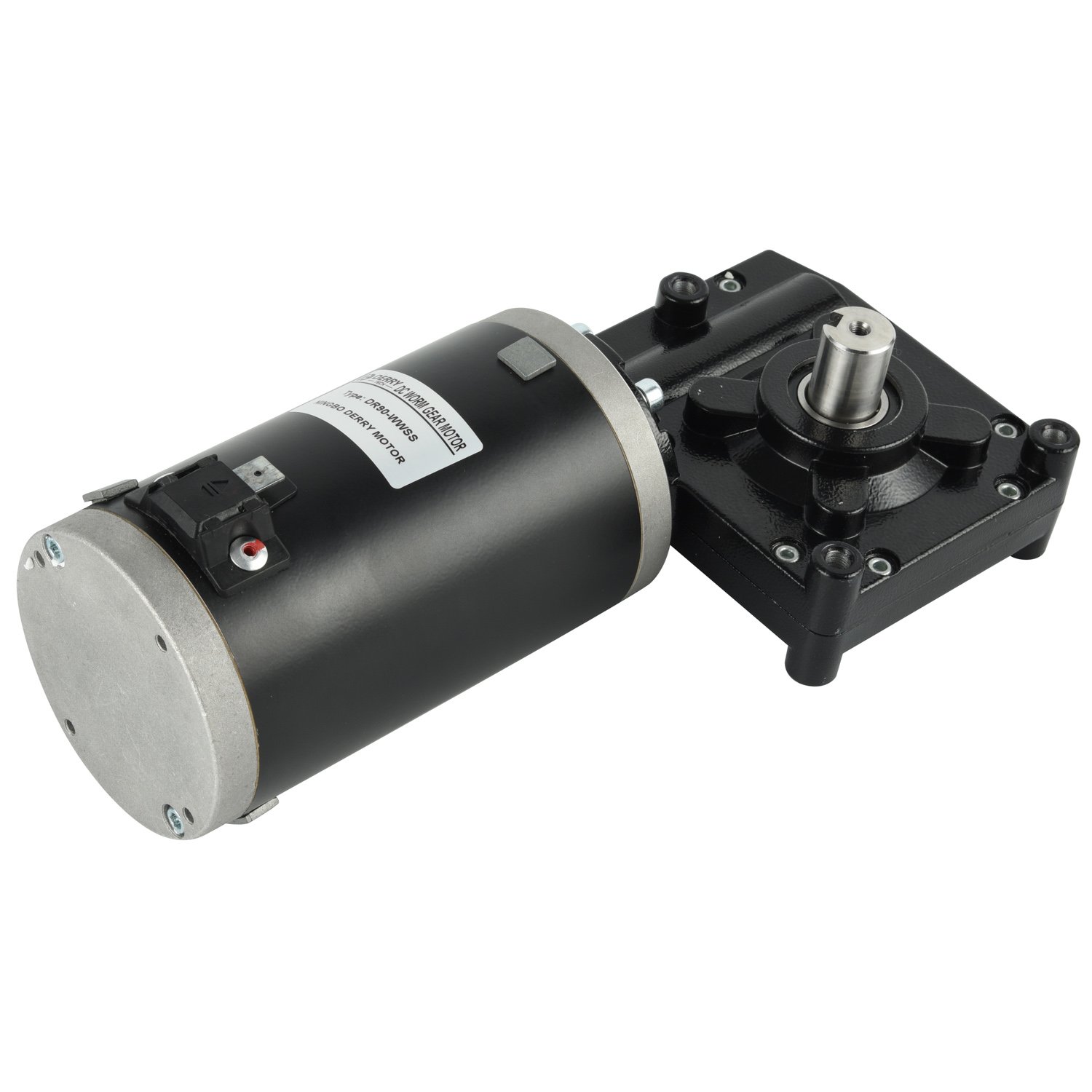 12V 24V 48V 90V DC 73mm High Torque Worm Gear Motor for Golf Trolleys