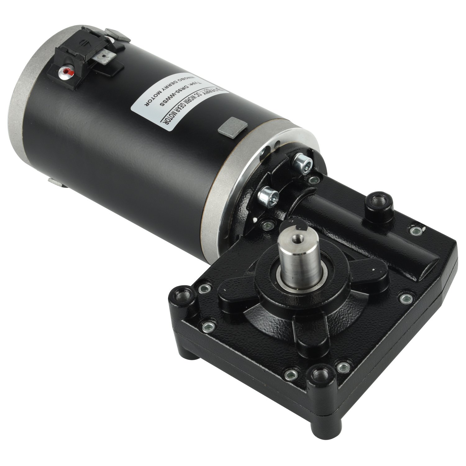 12V 24V 48V 90V DC 73mm High Torque Worm Gear Motor for Golf Trolleys