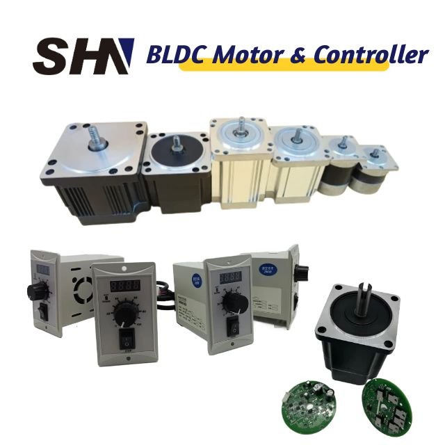 BLDC Brushless DC Motor 80mm 24V 48V 310V Power 300W 400W 3000rpm Low Noise for Auto Machines