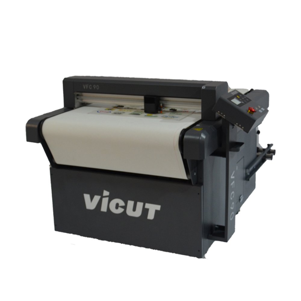 DTF PET Film Cutting Machine DTF Film Cutter PET PVC Film Magnetic Sticker Auto Feed Flatbed Cutter VFC90