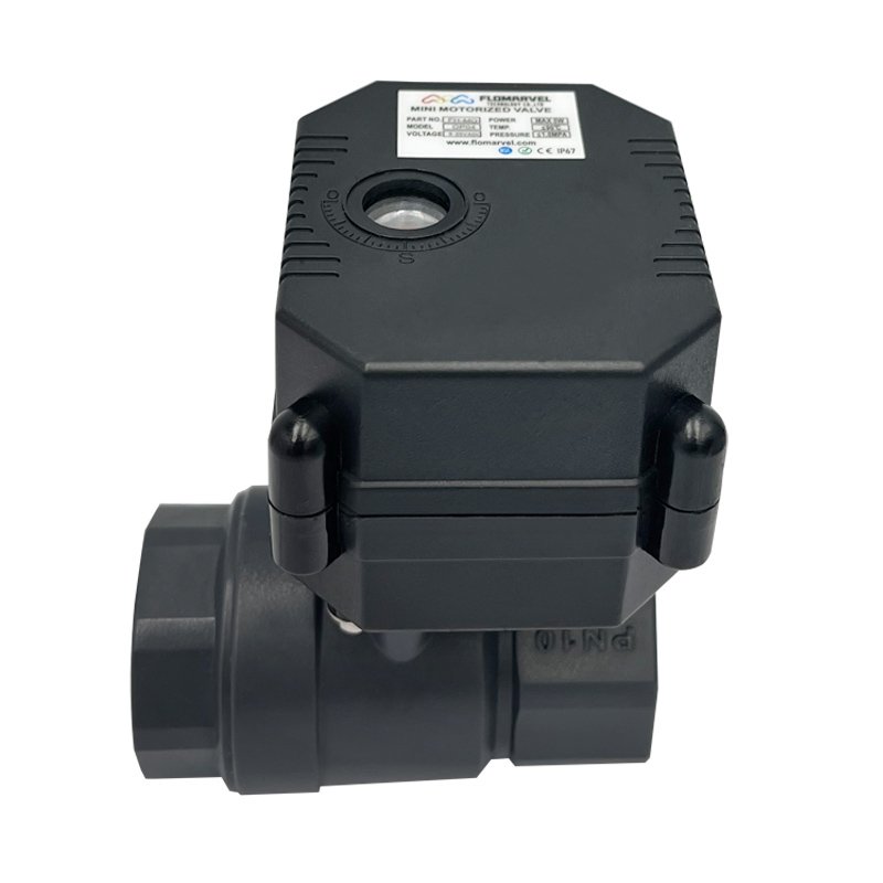 Remote Control 1/4 3/4 1 Inch 12v Electric Motorised Quick air Water Shut off Ball Valve High Temperature Version Available