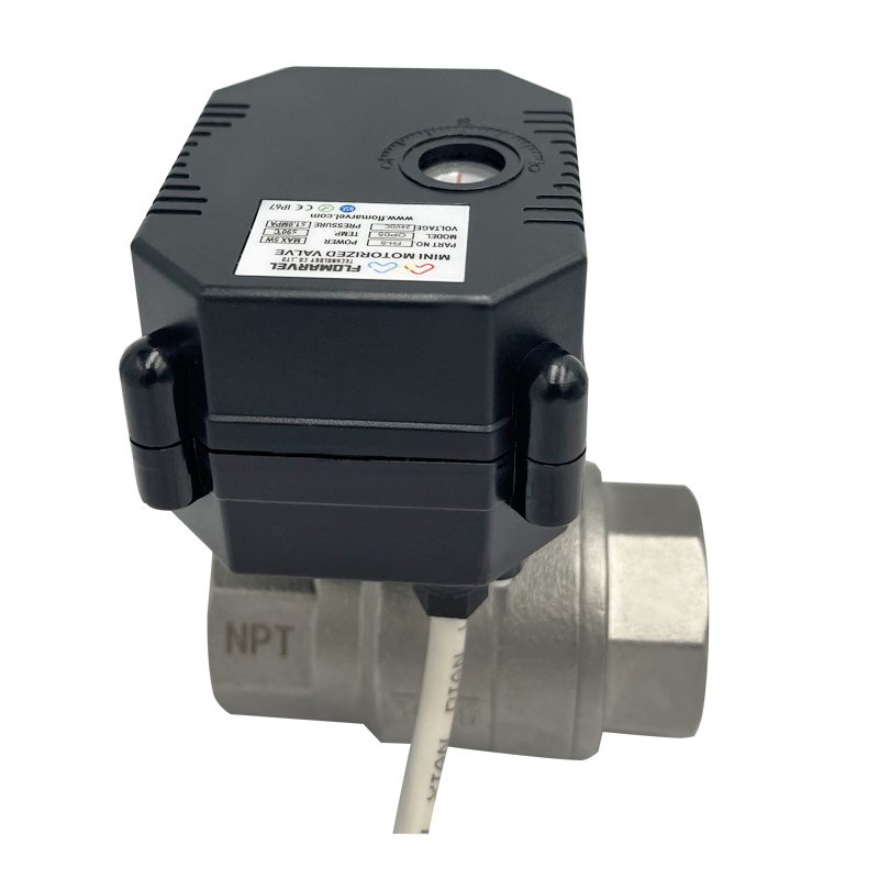 Remote Control 1/4 3/4 1 Inch 12v Electric Motorised Quick air Water Shut off Ball Valve High Temperature Version Available