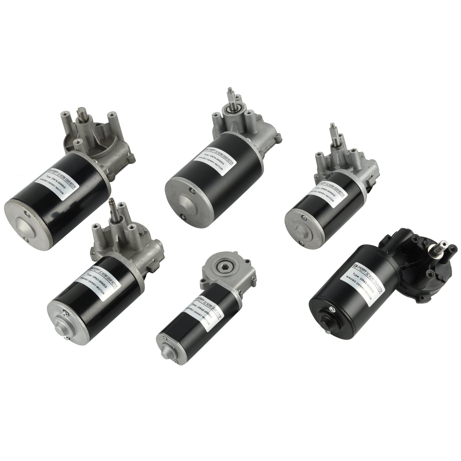 49mm 90 Degree Right Angle 24V 12V DC High Torque Worm Gear Motor for Garage Door