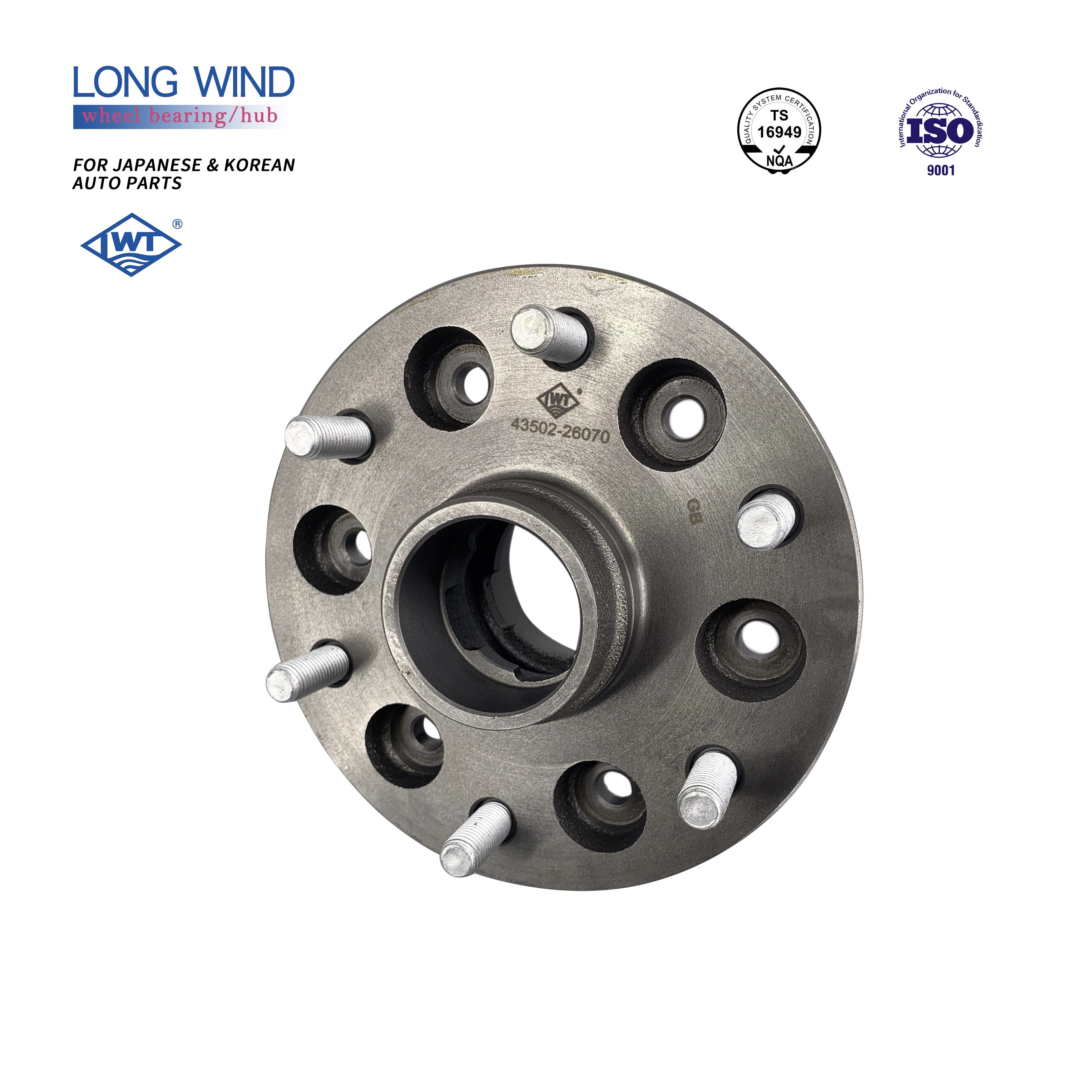 LWT 43502-26070 Direct Sales Car Parts Front Transmission Wheel Hub for toyota HIACE/95-06:LXH12 LXH22 RXH12 RCH22 KLH12 KLH22