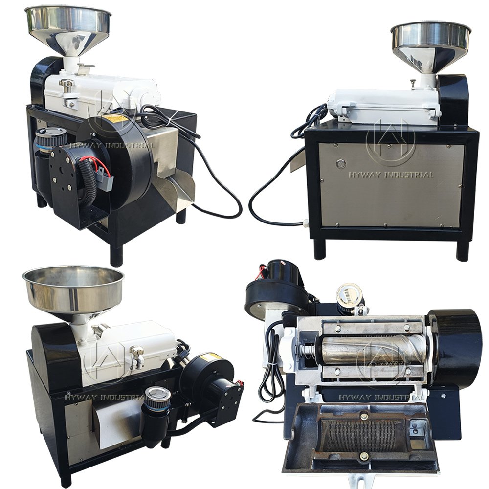 Hot Sell Best Quality HW-50kg/h Dry Coffee Beans Sheller Coffee Huller Pulper Machine Fresh Coffee Bean Sheller