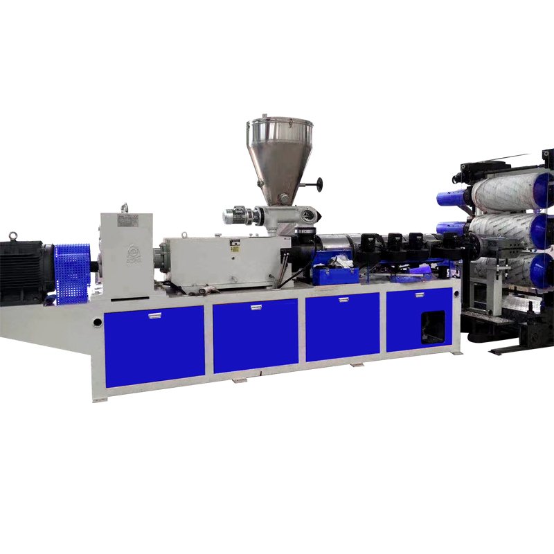 High Quality Conical Twin-Screw Extruder Machine or Plastic Extrusion Production Line