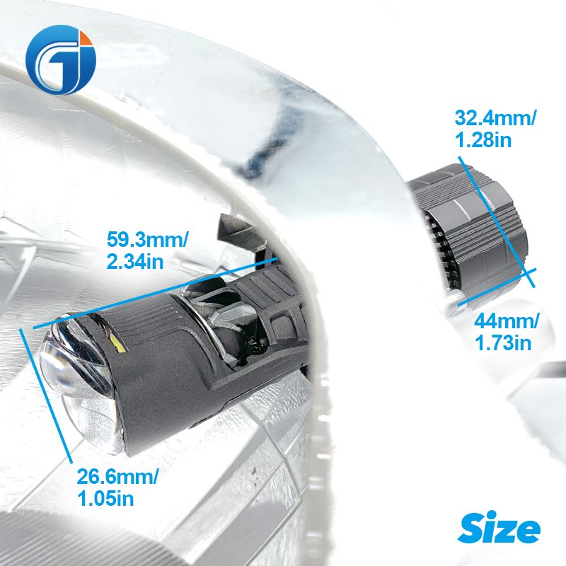 JG Auto Pro Car Lamp 100W 20000W G8X Super Bright Canbus Led Projector H4 Mini Lens for Reflector Motor and Car