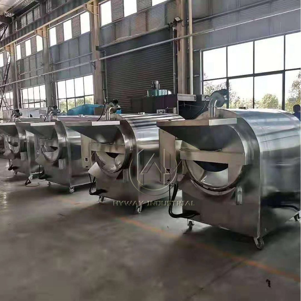 30-500kg/batch Stainless Steel Electric Gas Heating Coca Coffee Beans Grain Pistachio Soybean Seeds Nut Roaster Roasting Machine