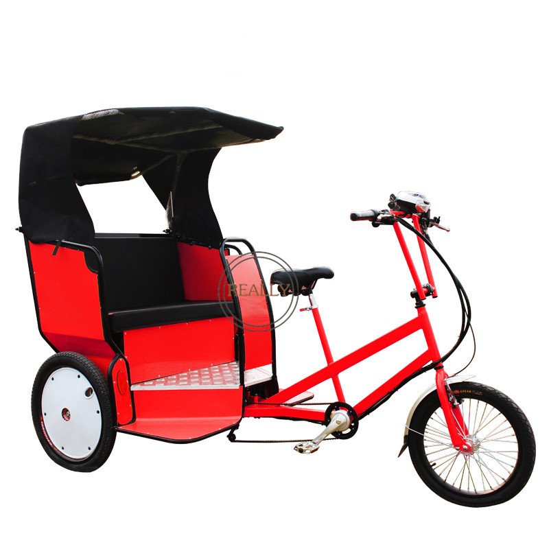 Oem Customized Electric Pedicab Rickshaw Three Wheels Cargo Bike Trike Adult Passenger Tricycle