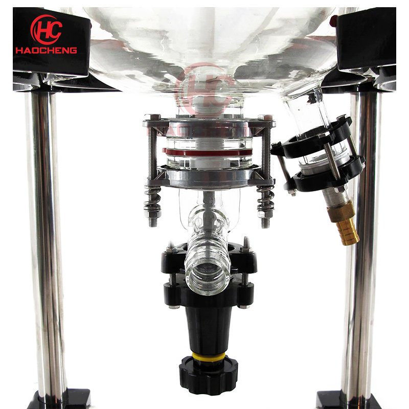 50l Auto Lifting Crystallization Puricication Jacketed Glass Reactor