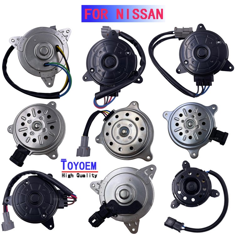 TOYOEM for TOYOTA Corolla Levin RAV4 Land Cruiser Prado Yaris Camry Hilux NISSAN 12V Plastic Auto Radiator Cooling Fan Motor