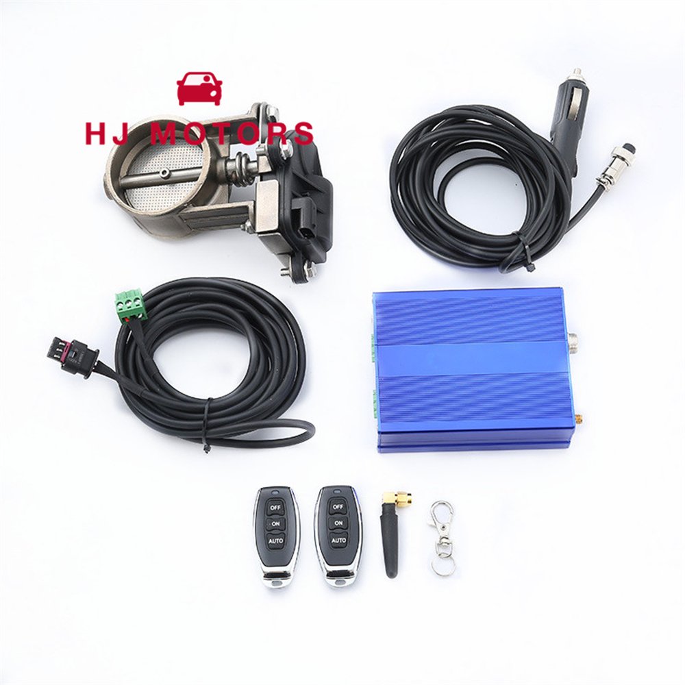 Universal Stainless Steel Electric Pump Controller Exhaust Electric Valve With Exhaust Cutout Valve Remote Control