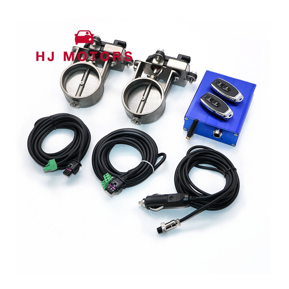 Universal Stainless Steel Electric Pump Controller Exhaust Electric Valve With Exhaust Cutout Valve Remote Control