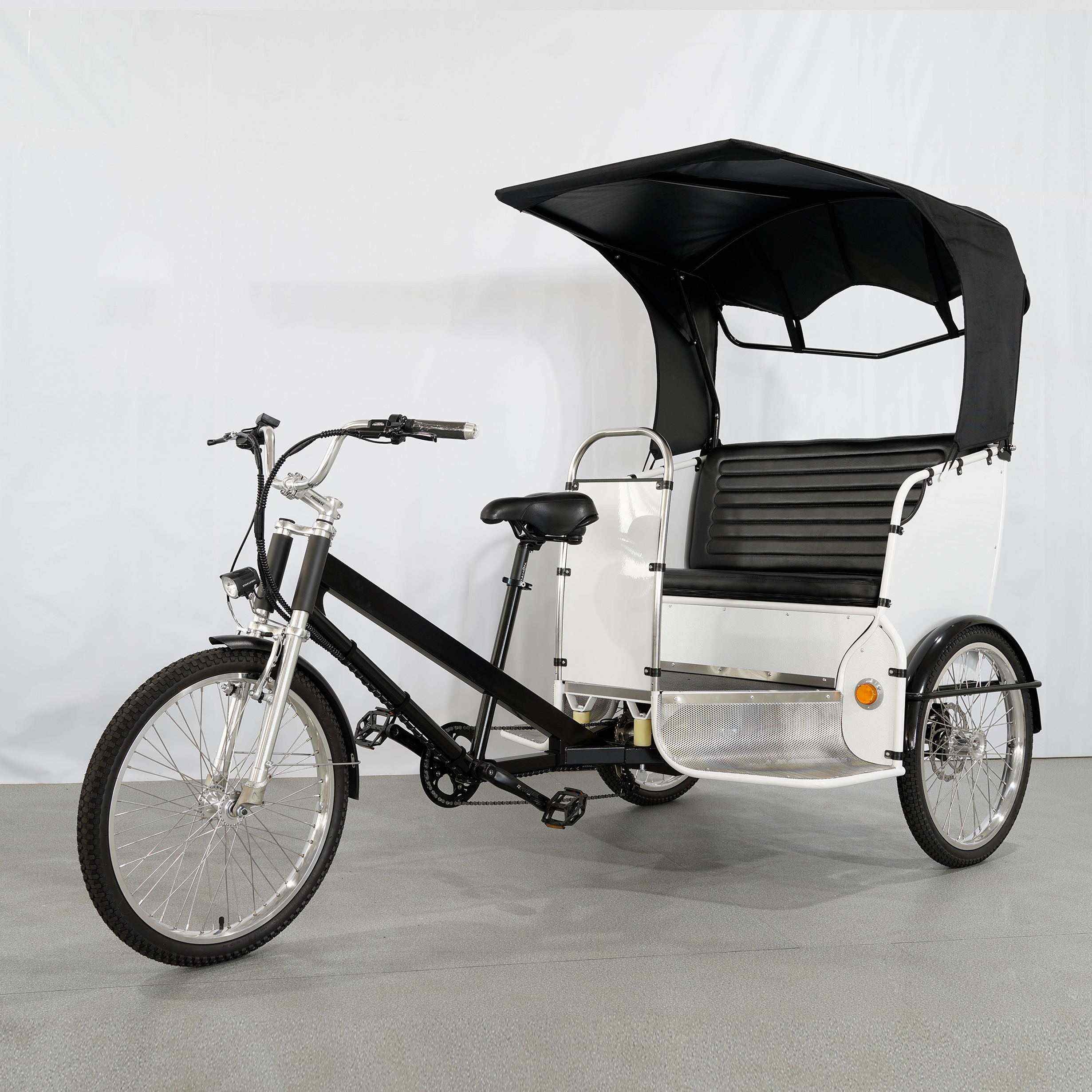 Modern Unique Design Electric Assist Pedal Three Wheel Bike Tricycle Taxi Rickshaw