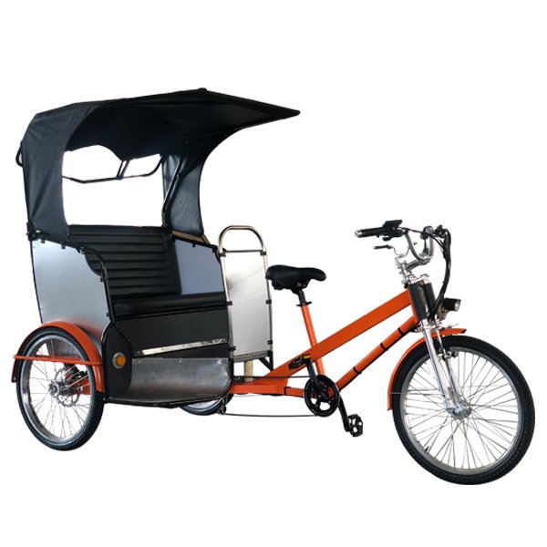 Modern Unique Design Electric Assist Pedal Three Wheel Bike Tricycle Taxi Rickshaw