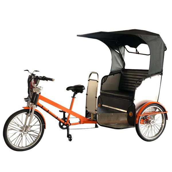 Modern Unique Design Electric Assist Pedal Three Wheel Bike Tricycle Taxi Rickshaw