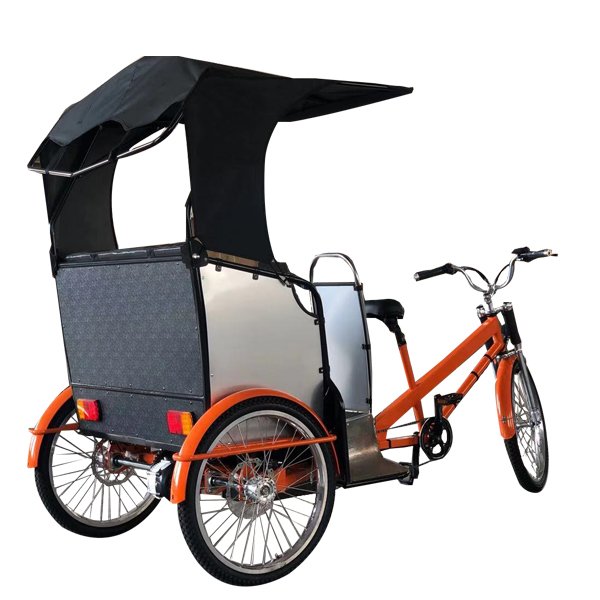 Modern Unique Design Electric Assist Pedal Three Wheel Bike Tricycle Taxi Rickshaw