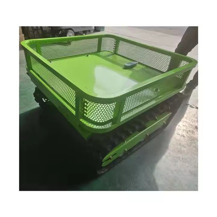 Small Electric Crawler Remote Control Orchard Picking Transport Vehicle